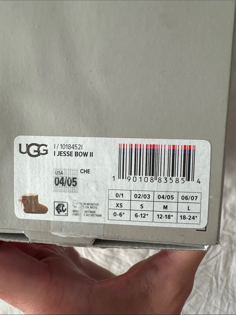 UGG Mini Booties in Chestnut Suede